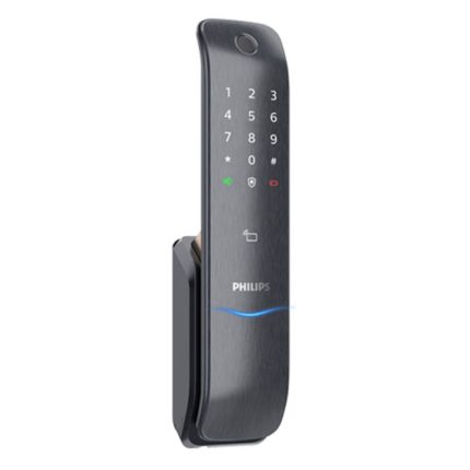 دستگیره دیجیتال Philips DDL6100 | قفل هوشمند Push‑Pull با اثر انگشت، رمز و بلوتوث