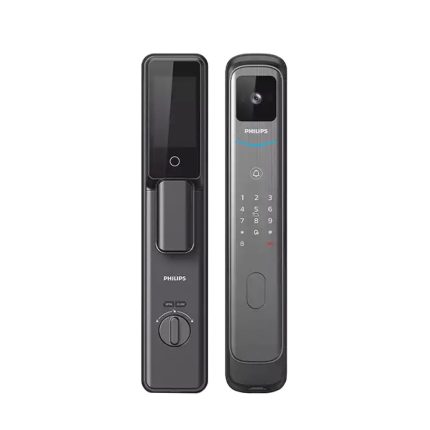 دستگیره دیجیتال فیلیپس DDL702 FVP | قفل هوشمند با تشخیص چهره و مانیتورینگ آنلاین