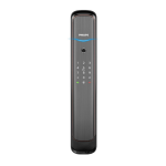 دستگیره دیجیتال Philips DDL702E | قفل هوشمند Push-Pull با رمز، اثر انگشت، کارت و وای‌فای