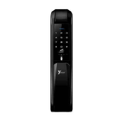 دستگیره دیجیتال Yucca Leo Pro | قفل هوشمند با پترن، اثر انگشت، رمز یک‌بار مصرف و امنیت سه‌زبانه ساخت کره
